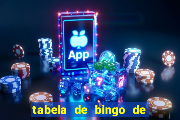 tabela de bingo de 1 a 100