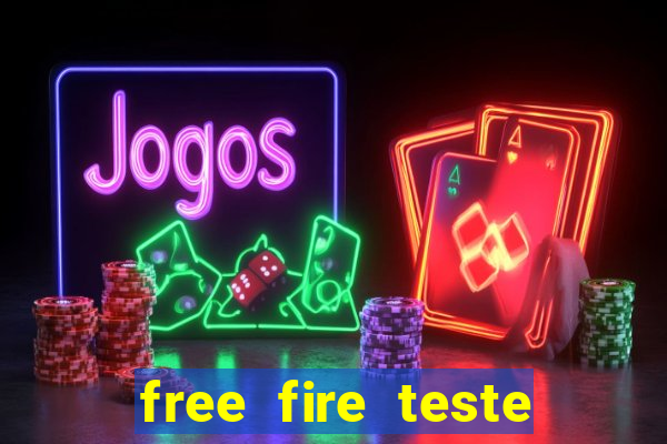 free fire teste grátis jogar agora