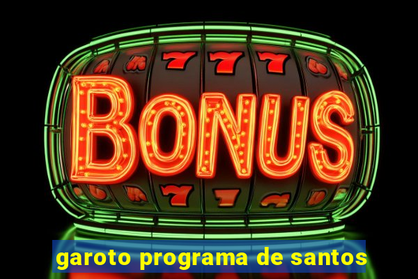garoto programa de santos